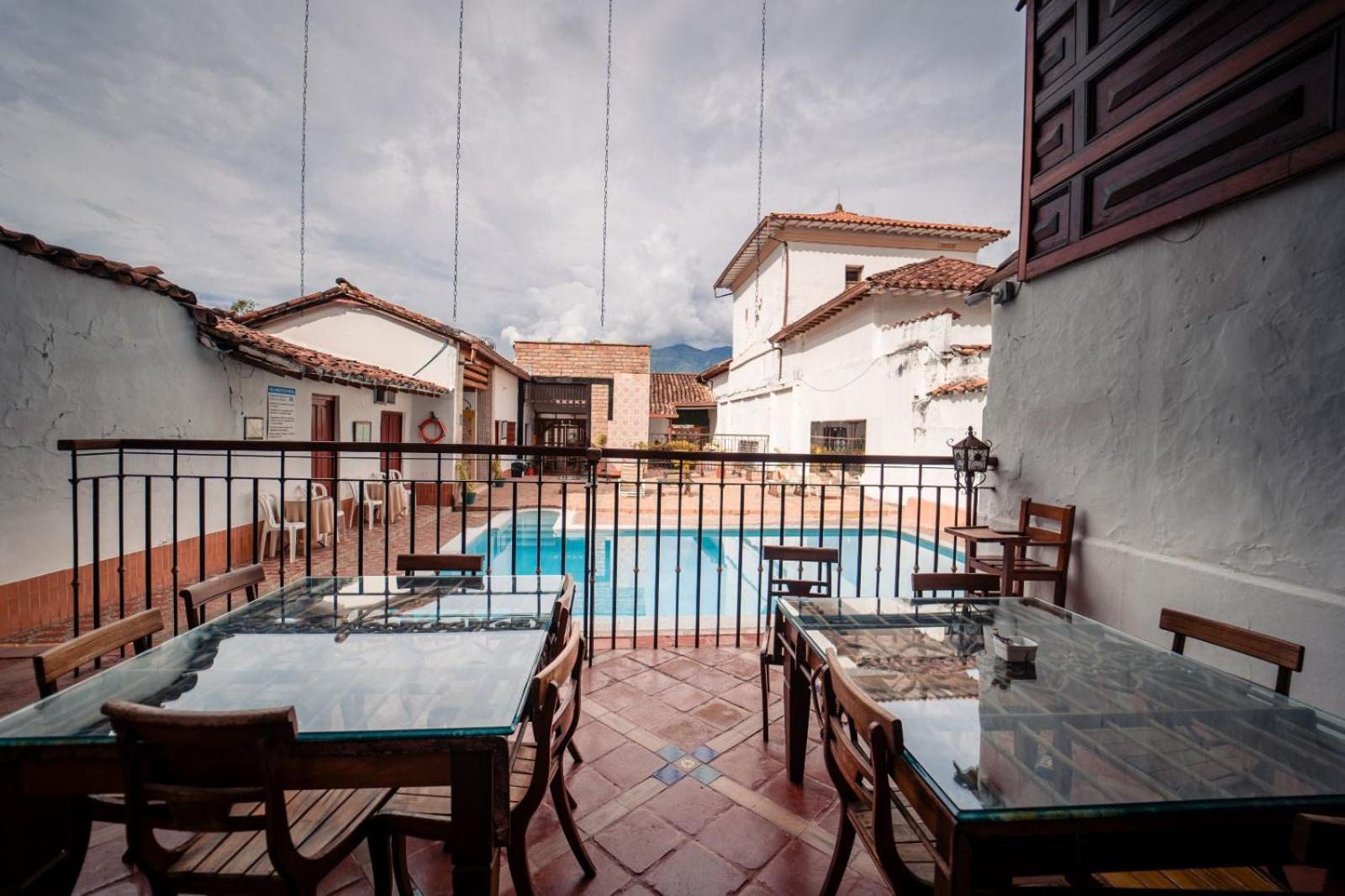 Hosteria De La Plaza Menor Santa Fe de Antioquia Buitenkant foto